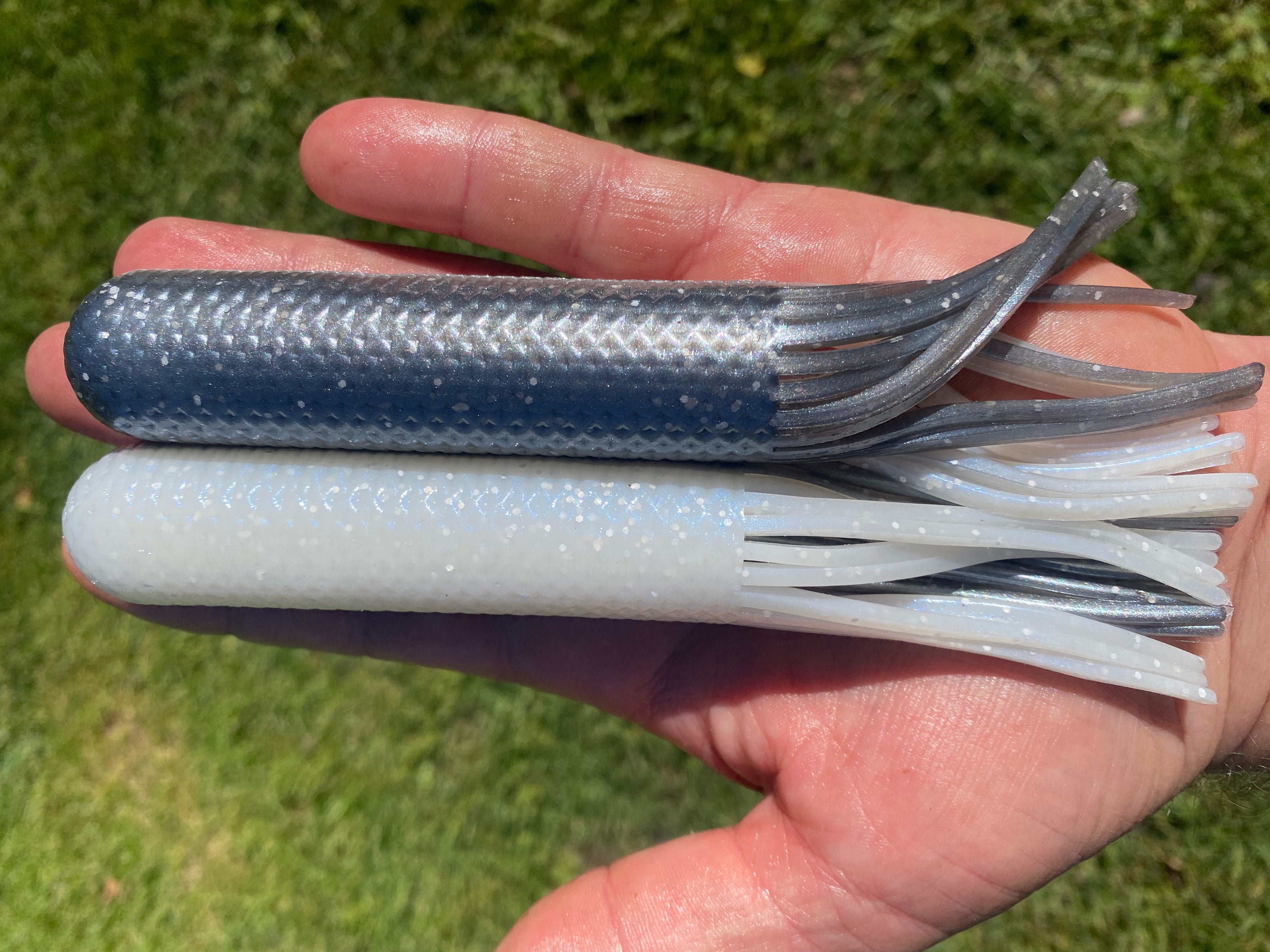 best fishing tubes lures 6 1/2” Big Mama Pup Laker Tubes (2 Pack)