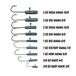 5/8 oz Mackinaw Jig Head (4 pack)