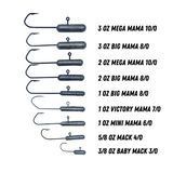 Mini Mamas (VMC 6/0) Jig Heads (2 pack)